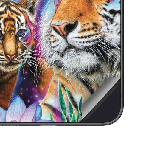 Daydream Galaxy Tigers by Sheena Pike Galaxy S25 Skin